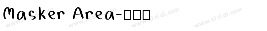 Masker Area字体转换